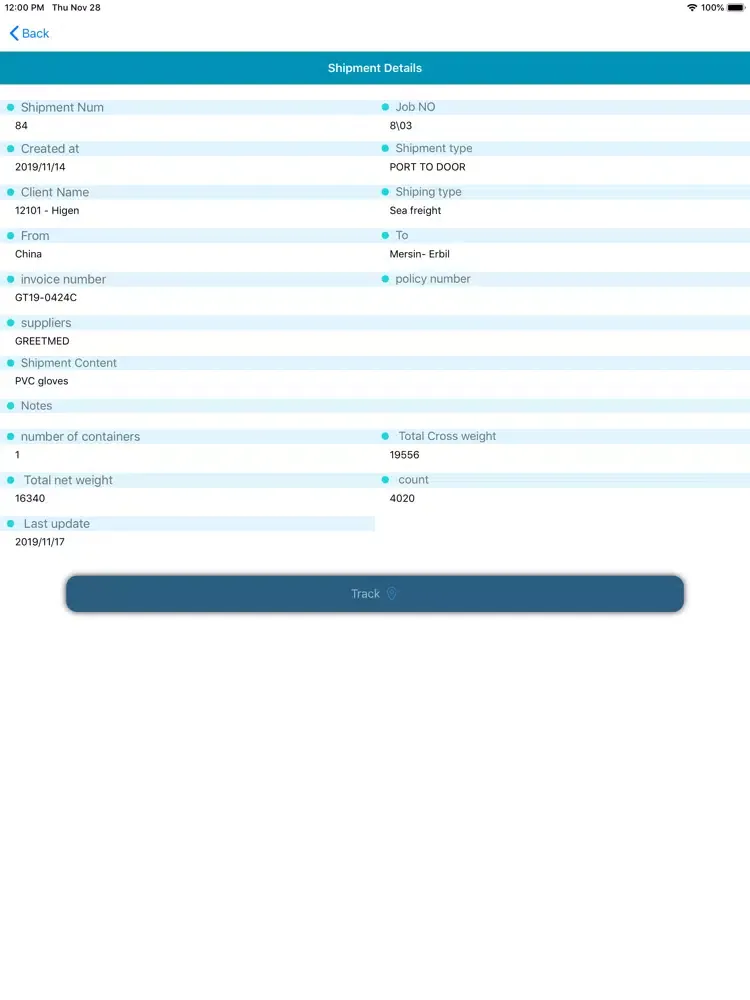 Capturas de tela do Roz Transportation iPad 