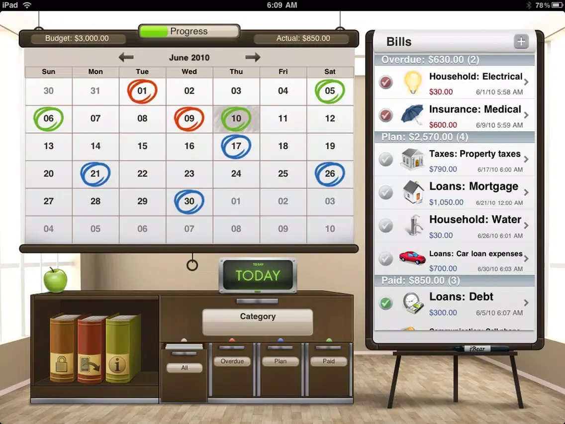 Скриншоты Bills for iPad iPad 