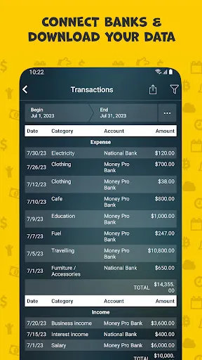 Capturas de pantalla de Money Pro: Personal Finance AR