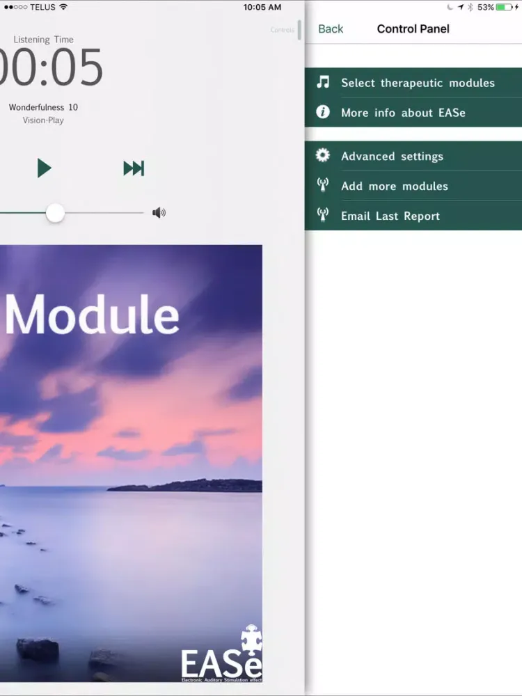 EASe Personal Listening Therapy iPad  স্ক্রিনশট