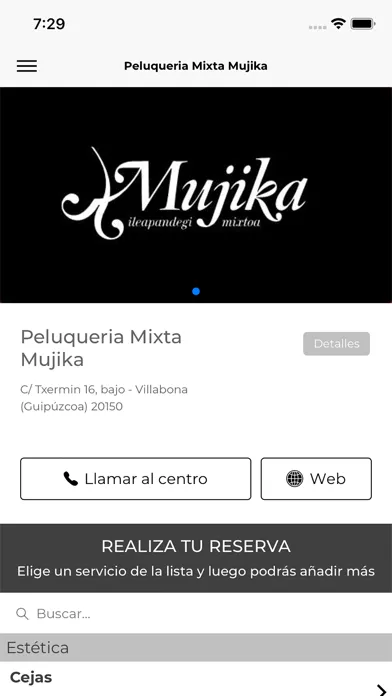Peluquería Mixta Mujika Screenshots