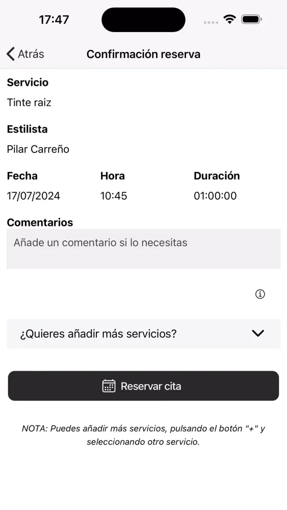 Roberto Peluqueros by Perfil Screenshots