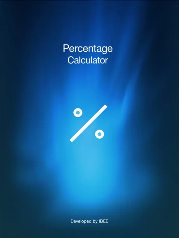 Percentage Calculators iPad  Screenshots
