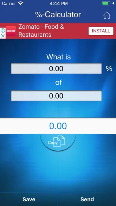 Percentage Calculators Screenshots