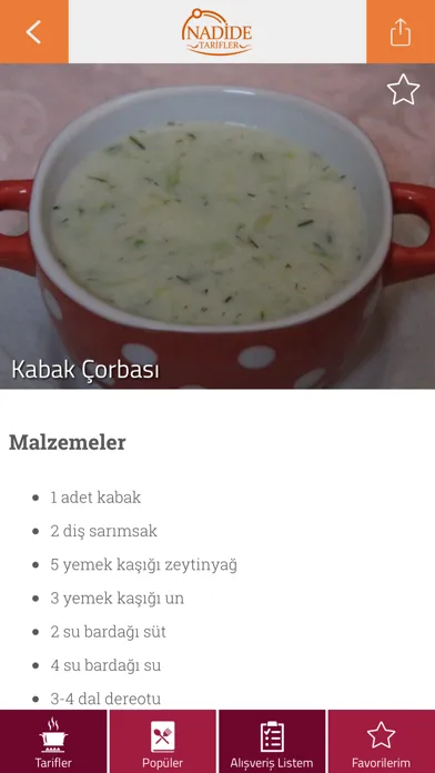 Nadide Tarifler Ekran Görüntüleri