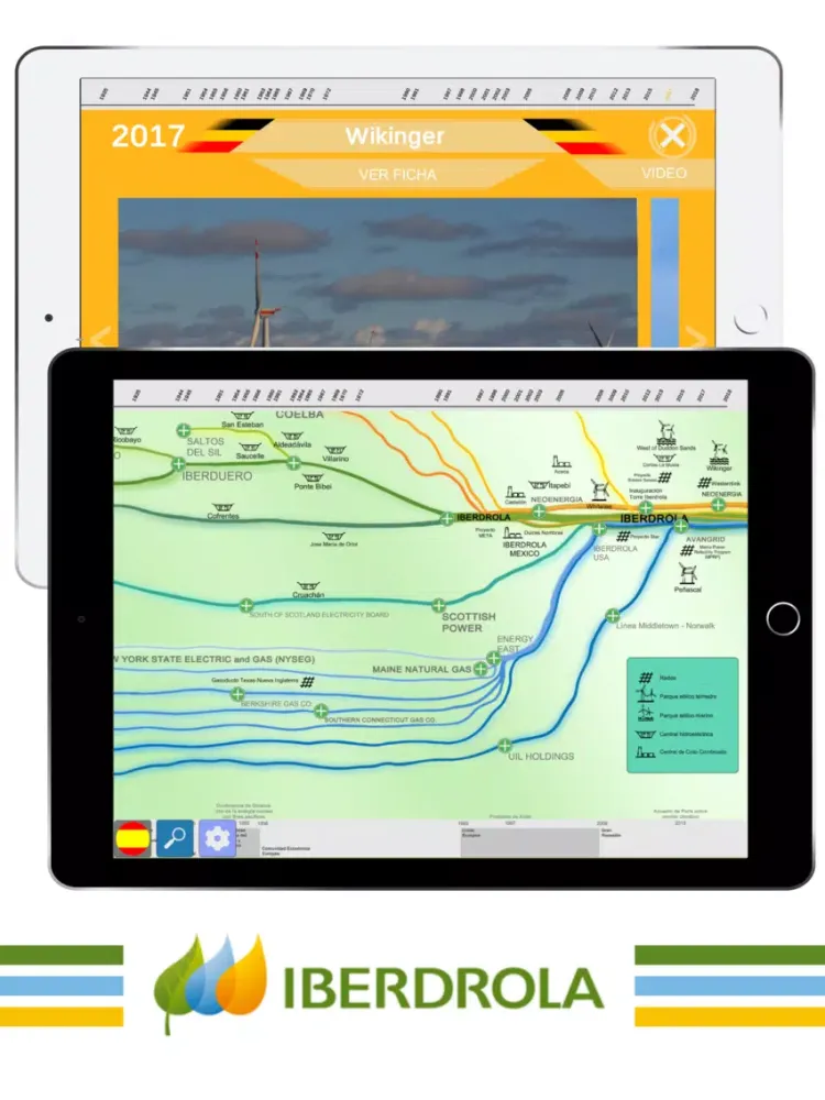 Zrzuty ekranu History of Iberdrola iPad 