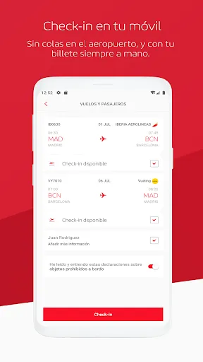 Tangkapan layar Iberia
