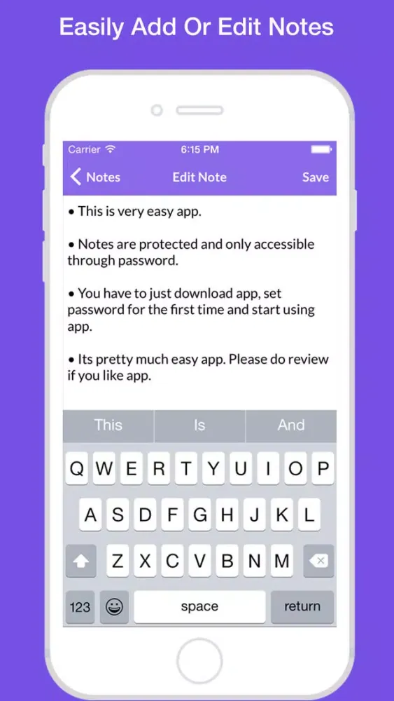 Secure Notepad+ سکرین شاٹس