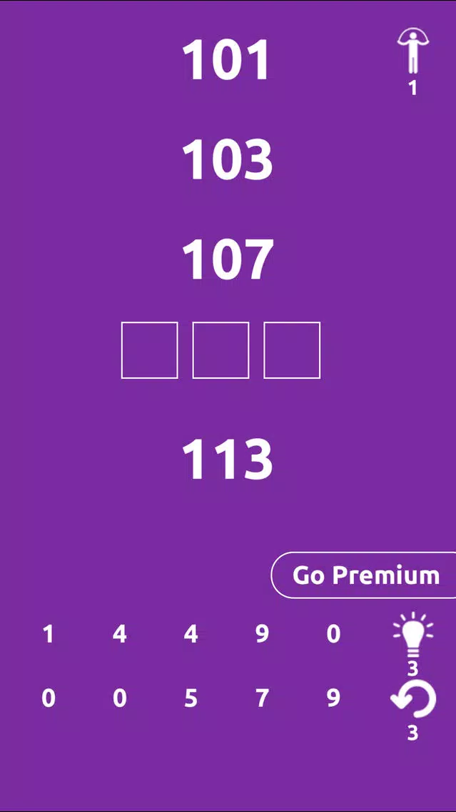 ภาพหน้าจอของ Sequence Puzzle - Fill the missing sequence