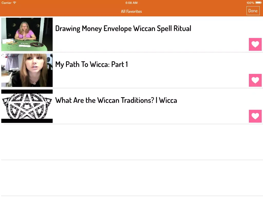 Zrzuty ekranu Wicca Guide - Complete Video Guide iPad 