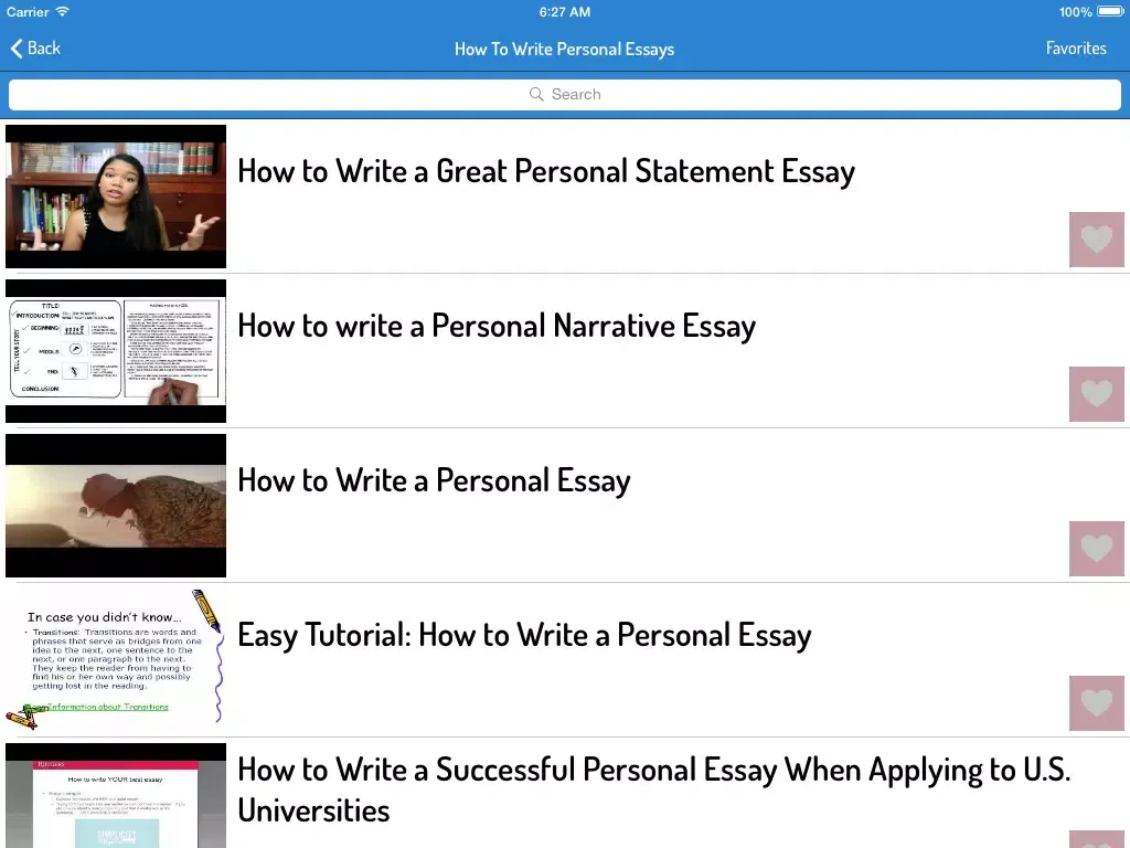 Captures d'écran de Essay Writing Guide - How To Write An Essay iPad 