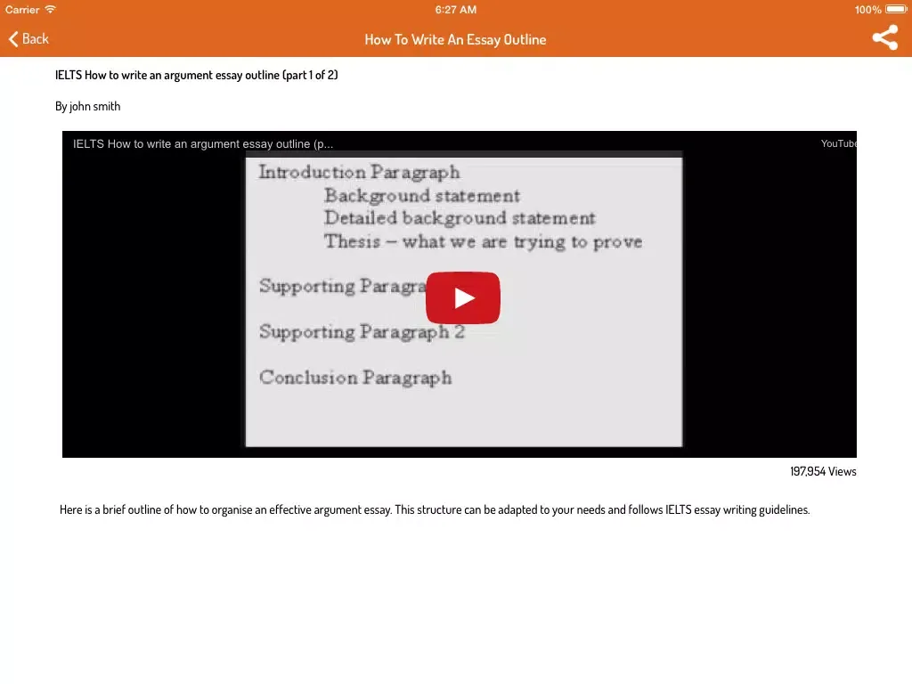 Captures d'écran de Essay Writing Guide - How To Write An Essay iPad 