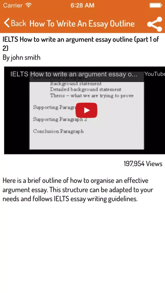 Captures d'écran de Essay Writing Guide - How To Write An Essay