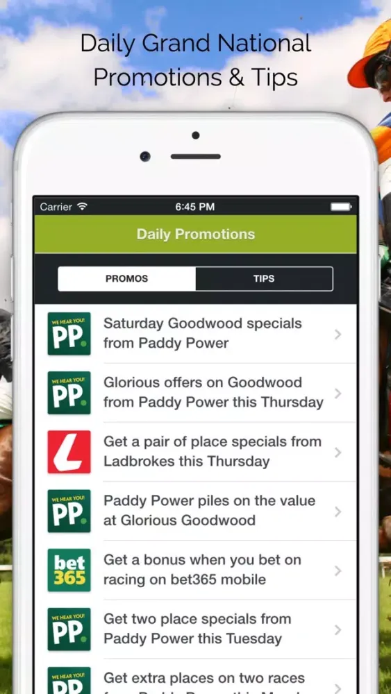 ภาพหน้าจอของ Grand National Tips, Free Bets & Betting Offers