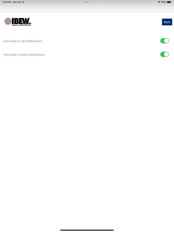 IBEW 145 iPad  স্ক্রিনশট