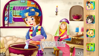 Aladdin - Bedtime Fairy Tale iBigToy Ekran Görüntüleri