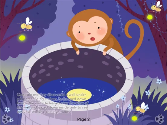 Ảnh chụp màn hình của The Monkeys Who Tried to Catch the Moon -iBigToy iPad 