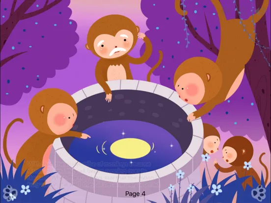 Ảnh chụp màn hình của The Monkeys Who Tried to Catch the Moon -iBigToy iPad 