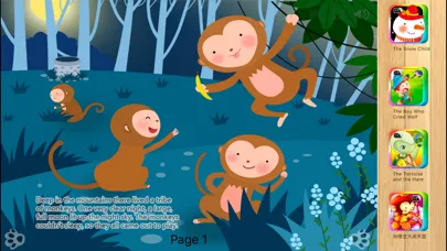 Ảnh chụp màn hình của The Monkeys Who Tried to Catch the Moon -iBigToy