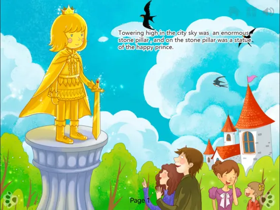 Happy Prince - bedtime Fariy Tale iBigToy iPad  سکرین شاٹس