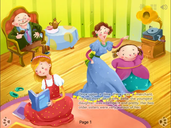 Скриншоты Beauty and the Beast - Bedtime Fairy Tale iBigToy iPad 