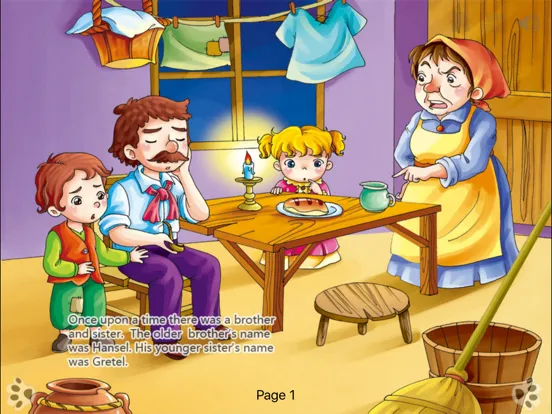 Tangkapan layar Hansel and Gretel - iBigToy iPad 
