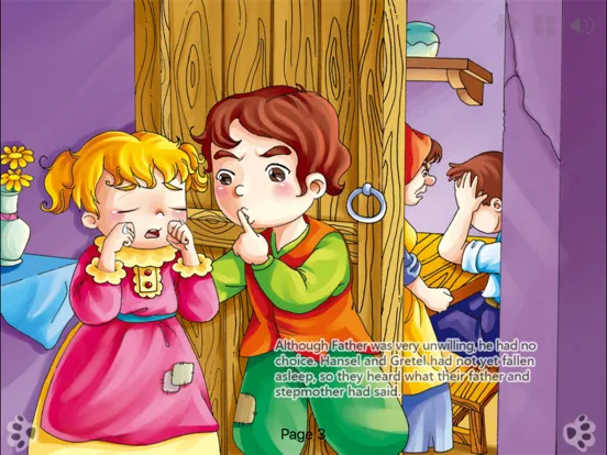 Tangkapan layar Hansel and Gretel - iBigToy iPad 