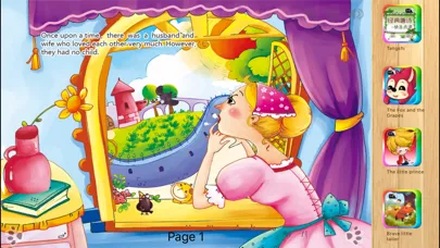 Rapunzel - Bedtime Fairy Tale Book iBigToy 스크린샷