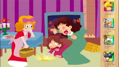 Little Men in the Wood - Fairy Tale iBigToy應用截圖