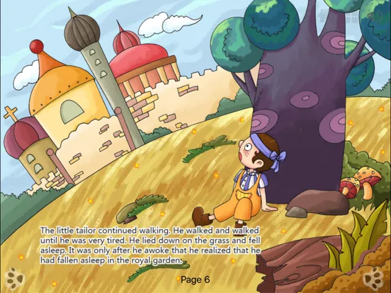 Zrzuty ekranu The Valiant Little Tailor Fairy Tale iBigToy iPad 