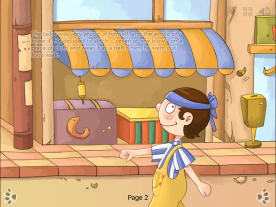 Zrzuty ekranu The Valiant Little Tailor Fairy Tale iBigToy iPad 