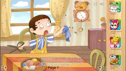 Zrzuty ekranu The Valiant Little Tailor Fairy Tale iBigToy
