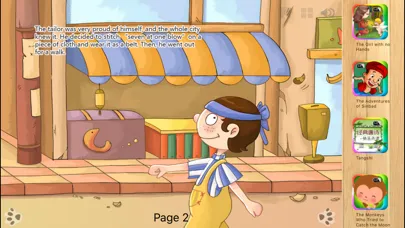 Zrzuty ekranu The Valiant Little Tailor Fairy Tale iBigToy