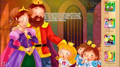 Tangkapan skrin The Wild Swans Bedtime Fairy Tale iBigToy