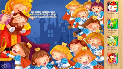 Tangkapan skrin The Wild Swans Bedtime Fairy Tale iBigToy