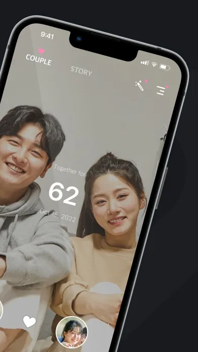 Tangkapan layar The Couple (Days in Love)