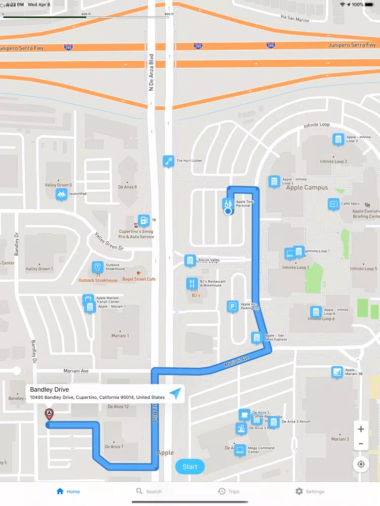 Screenshot di DVR Maps iPad 