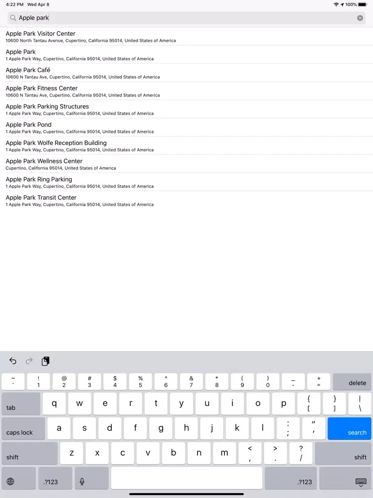 DVR Maps iPad  Screenshots