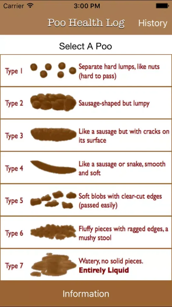 Poo - Track Your Digestive Health With The Bristol Stool Scale स्क्रीनशॉट