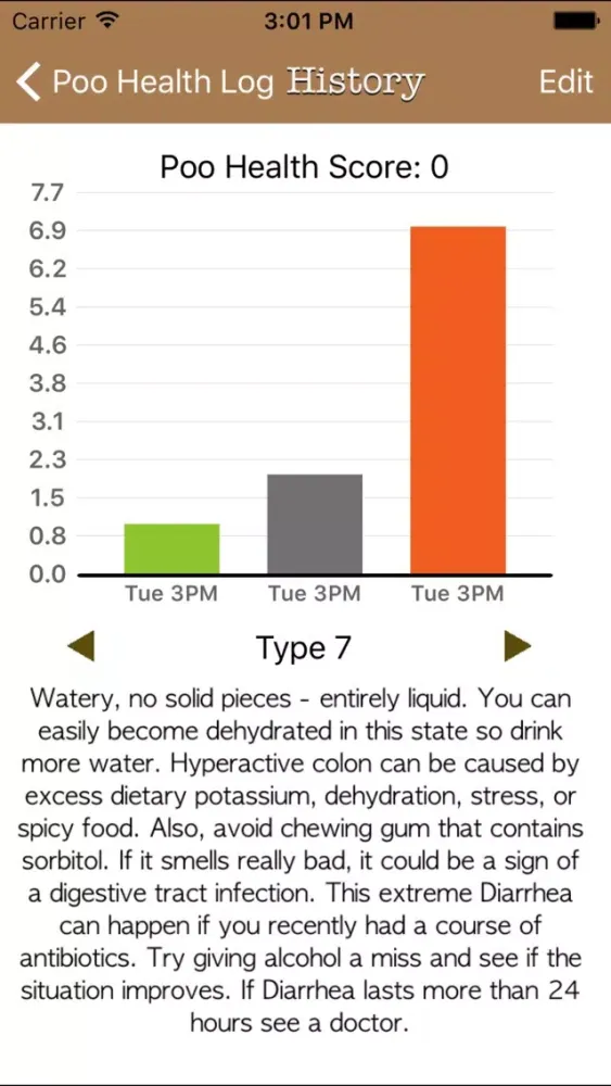 Poo - Track Your Digestive Health With The Bristol Stool Scale स्क्रीनशॉट