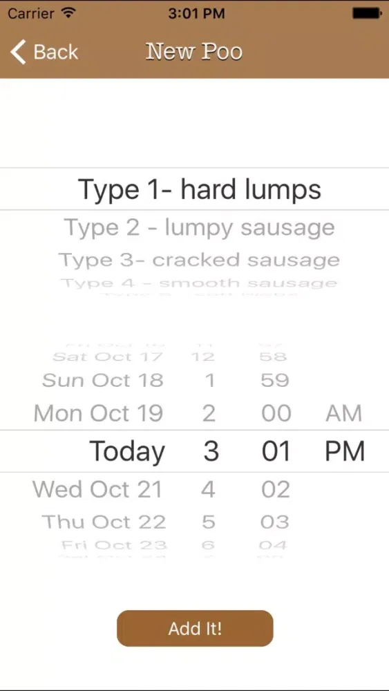 Poo - Track Your Digestive Health With The Bristol Stool Scale स्क्रीनशॉट
