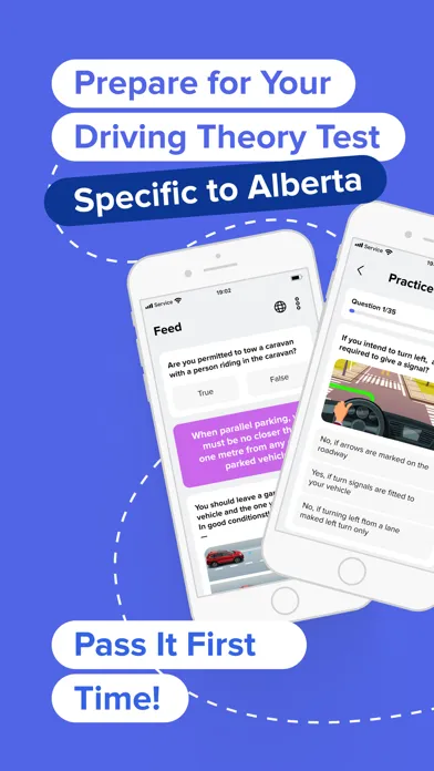 Alberta Driving Test Practice 스크린샷