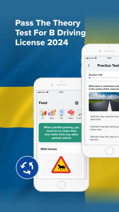 Tangkapan skrin Swedish Driver License 2024