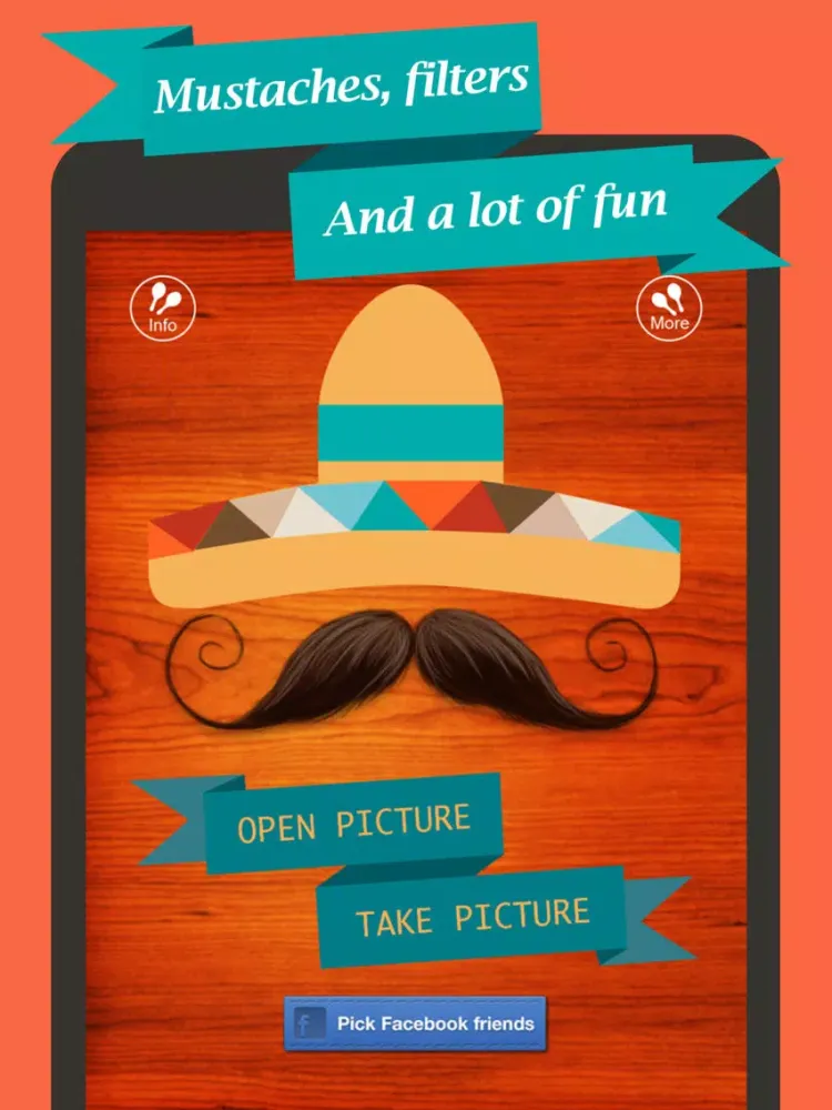 ElMostacho - Funny photos with realistic mustaches iPad  स्क्रीनशॉट