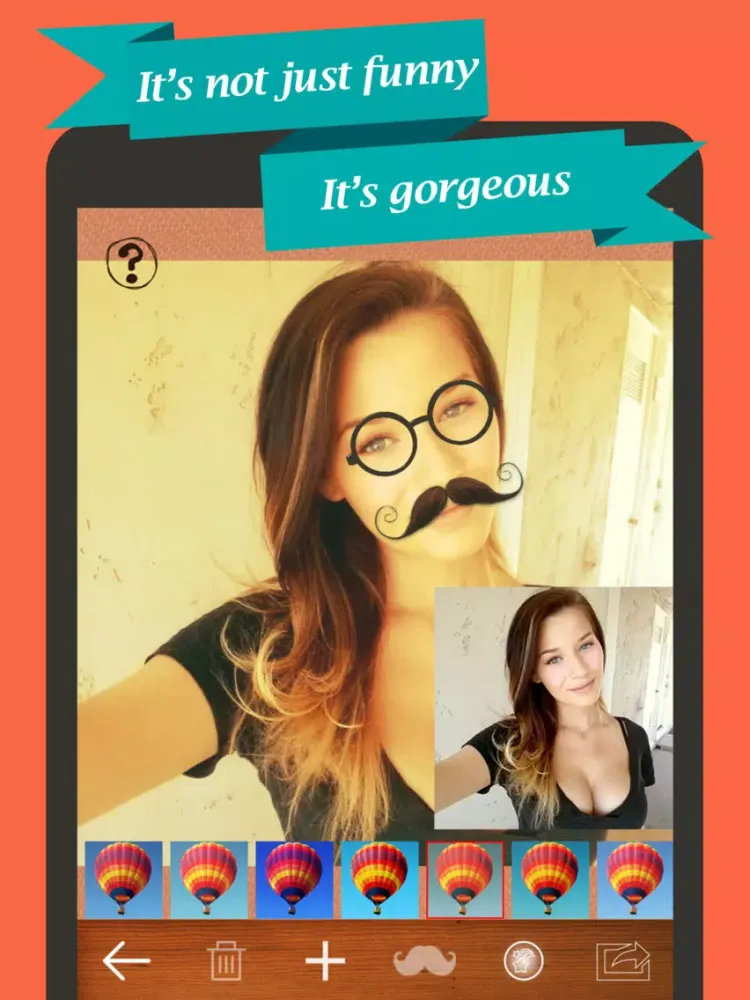ElMostacho - Funny photos with realistic mustaches iPad  स्क्रीनशॉट