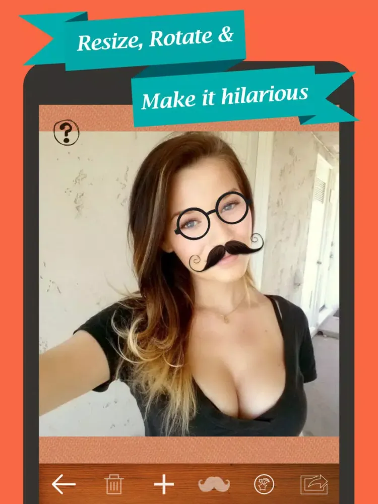 ElMostacho - Funny photos with realistic mustaches iPad  स्क्रीनशॉट