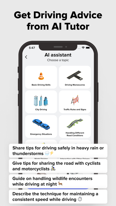 ภาพหน้าจอของ Car Driving Test Routes UK