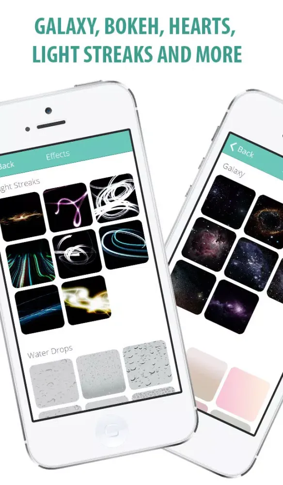 Selfie Effects - Apply Galaxy, Bokeh, Hearts And Ombre Overlays To Your Photos應用截圖