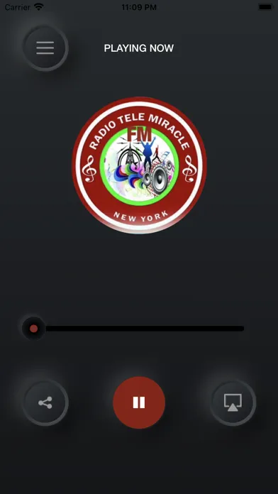 Tangkapan layar Radio Miracle App