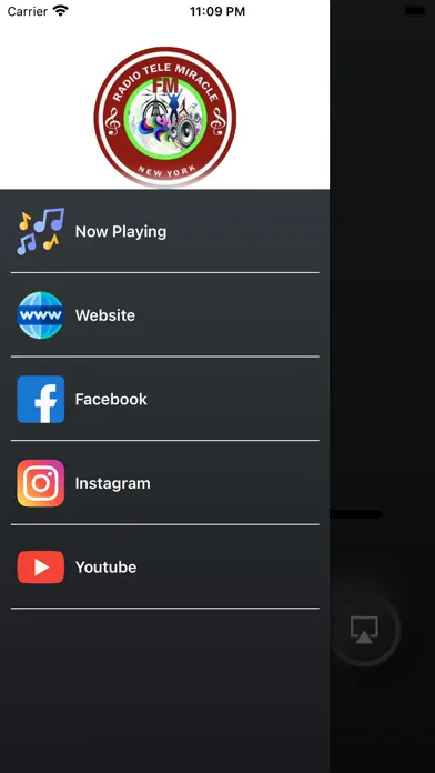 Tangkapan layar Radio Miracle App